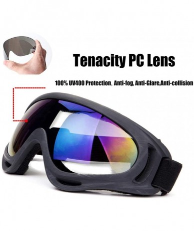 Goggle protecci n resistente patinaje motocicleta bicicleta - Tawny - CV18KYZZA6H $19.19