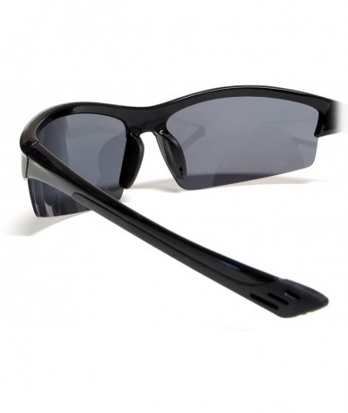 Semi-rimless 8211 High Performance Sport Polarized Sunglasses Semi-Rimless Comfortable & Lightweight Fit - CK12C97GEI5 $45.83