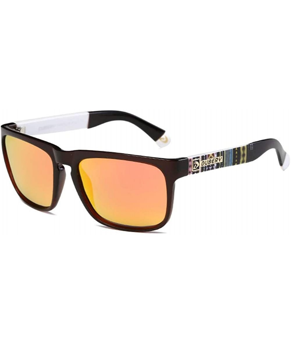 Square Square Shape Casual Polarized Sunglasses Driver Shades Vintage Style Sun Glasses - 4 - CI18XU9GG5U $20.51