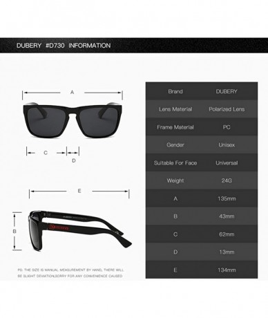 Square Square Shape Casual Polarized Sunglasses Driver Shades Vintage Style Sun Glasses - 4 - CI18XU9GG5U $20.51