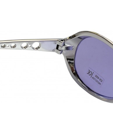 Aviator 70's Costume - Costume Sunglasses - Elvis Glasses - Shades - Aviator Sunglasses - Lavender - CC11J97G8CL $16.05