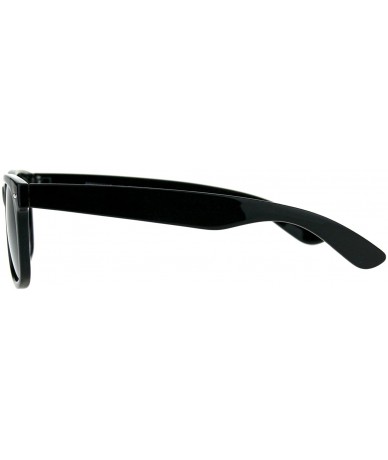 Wrap Retro Horn Rim Multi 3 Focus Progressive Reading Sunglasses - Black Smoke - CV18D5G9MNX $24.11