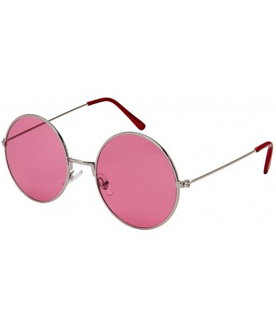 Oval Classic Retro Sunnies 3129 - Silver - C5183XGA4RT $19.18