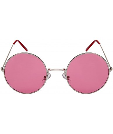 Oval Classic Retro Sunnies 3129 - Silver - C5183XGA4RT $19.18