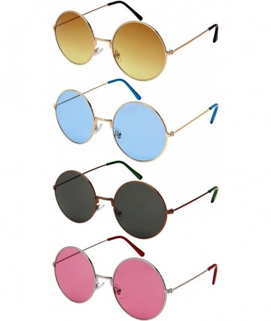 Oval Classic Retro Sunnies 3129 - Silver - C5183XGA4RT $19.18