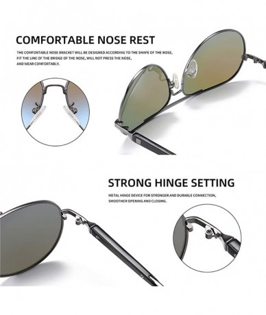 Goggle Matte Polarized Sunglasses-Shade Glasses Mirror Lens-Anti-glare Outdoor Eyewear - B - C6190EE67RU $60.17