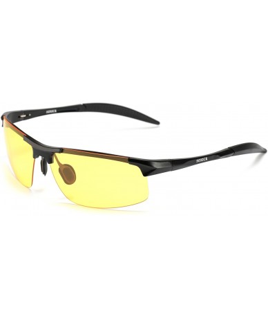 Sport Polarized Driving Glasses Unisex Fishing - Yellow 9 - CE180M2EI9X $19.11