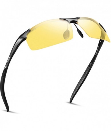 Sport Polarized Driving Glasses Unisex Fishing - Yellow 9 - CE180M2EI9X $19.11