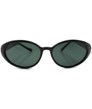 Cat Eye Old Fashioned Vintage Rockabilly Womens Cat Eye Sunglasses - Black - CG18ECEWNLW $24.32