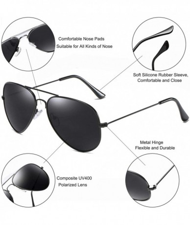 Aviator Classic Aviator Sunglasses for Men Women Metal Frame Mirrored Flat UV400 Lens Protection - C018SCRQR92 $17.56