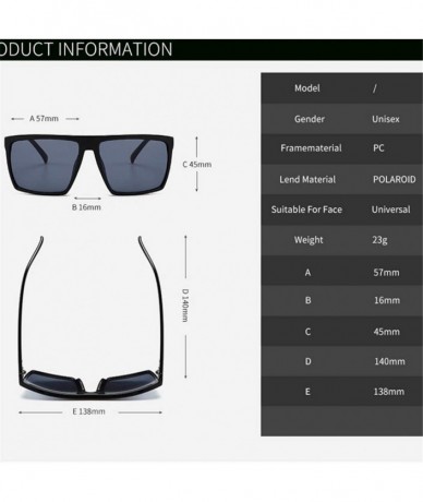 Oval Square Sunglasses Men Mirror Photo Chromic Oversized Sunglasses Male Sun Glasses - C1 - CX194O4MWNO $32.26