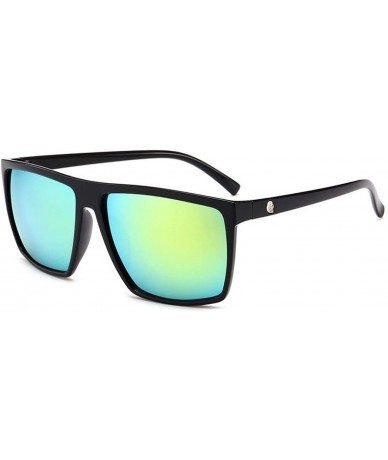 Oval Square Sunglasses Men Mirror Photo Chromic Oversized Sunglasses Male Sun Glasses - C1 - CX194O4MWNO $32.26