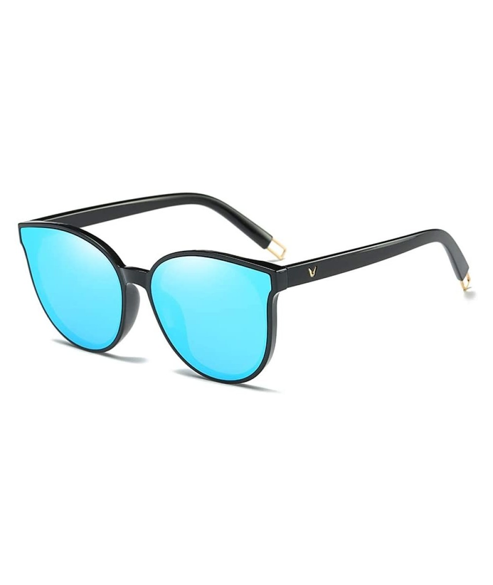 Oversized Fashion Colour Luxury Flat Top Cat Eye Women Sunglasses Elegant Men Oversized Sun Glasses UV400 - 2 - CF18QZ4S9W2 $...