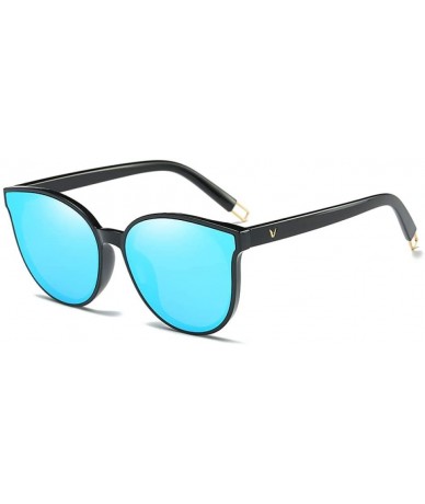 Oversized Fashion Colour Luxury Flat Top Cat Eye Women Sunglasses Elegant Men Oversized Sun Glasses UV400 - 2 - CF18QZ4S9W2 $...