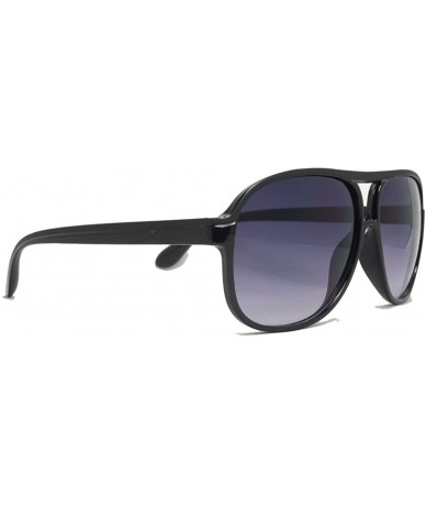 Square Sunglasses Plastic Aviator Classic Tear Drop Square Shape with Double Brow- Large - CE11BA3IILP $17.52