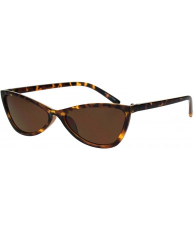 Butterfly Womens Wide Butterfly Cateye Sunglasses Unique Stylish Shades UV 400 - Tortoise (Brown) - CK18S6R8E9A $20.77