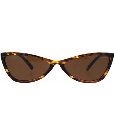 Butterfly Womens Wide Butterfly Cateye Sunglasses Unique Stylish Shades UV 400 - Tortoise (Brown) - CK18S6R8E9A $20.77