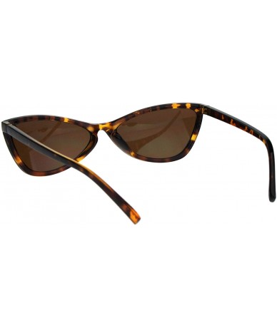 Butterfly Womens Wide Butterfly Cateye Sunglasses Unique Stylish Shades UV 400 - Tortoise (Brown) - CK18S6R8E9A $20.77