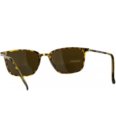 Rectangular Mens Rectangular Plastic Bifocal Reading Lens Sunglasses - Shiny Tortoise - C618D98L2NC $23.08