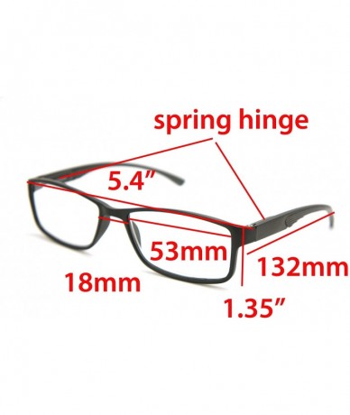 Rectangular 6904 SECOND GENERATION Semi-Rimless Flexie Reading Glasses NEW - Z1 Full Rim / Grey - C418ES566SW $35.26