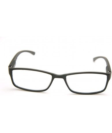 Rectangular 6904 SECOND GENERATION Semi-Rimless Flexie Reading Glasses NEW - Z1 Full Rim / Grey - C418ES566SW $35.26