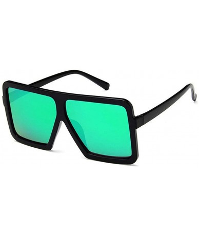 Square sunglasses women Fashion square big box sunglasses Retro glasses trend colorful - C2 - CF18WZUOYLX $45.45