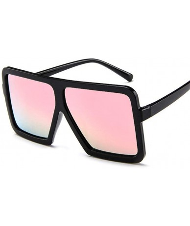 Square sunglasses women Fashion square big box sunglasses Retro glasses trend colorful - C2 - CF18WZUOYLX $45.45