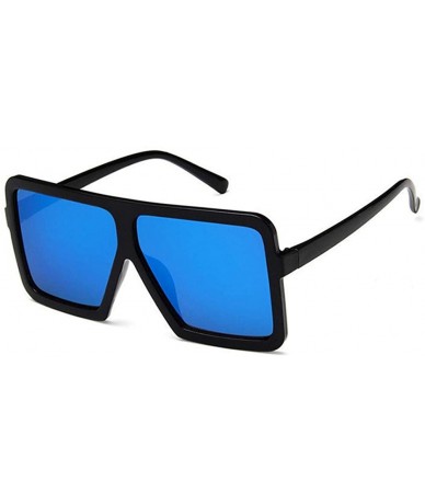 Square sunglasses women Fashion square big box sunglasses Retro glasses trend colorful - C2 - CF18WZUOYLX $45.45