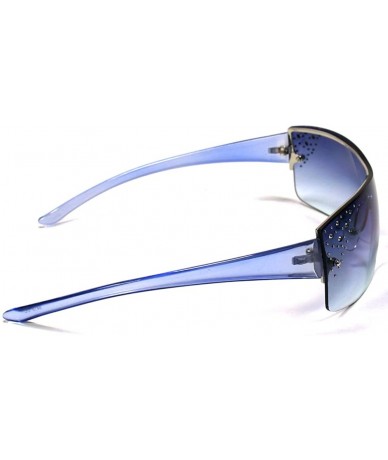 Shield Celebrity Women's Sunglasses 9418 - Turquoise - C511ERZ9W9V $18.89