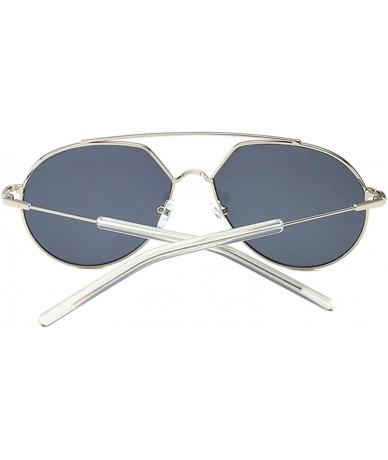 Sport Vintage Sunglasses for Women metal PC UV 400 Protection Sun glasses - Silver Gray - C818SART0H4 $39.00