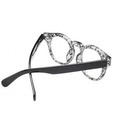 Goggle Clear Lens Eyeglasses Reading Glasses Decor Fashion Geek/Nerd eyewear - Black Floral - CO18CKYZI8A $33.83