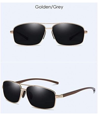 Aviator Polarizing sunglasses Metal polarizing sunglasses - C - CL18Q6ZODXM $60.56