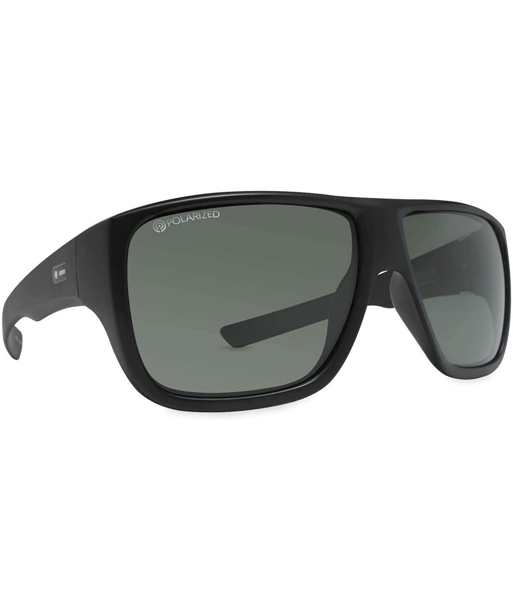 Oval Aperture Sunglasses - Black Satin - C812NU972FS $73.59