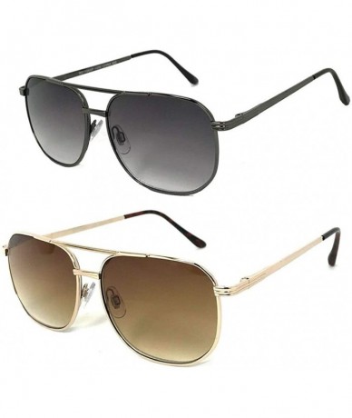 Aviator Young and New 1 or 2 Pairs Metal Frame Large Aviator Full Lens BSTY - CS18W4C64SX $55.55