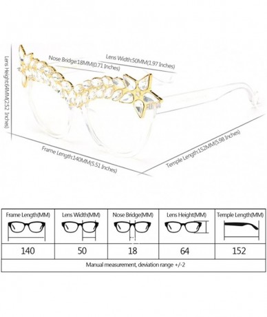 Oversized Womens Luxury Diamond Decorated Sunglasses UV400 Retro Eyeglasses - Style 06 - CS18GWRELCG $23.54