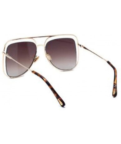 Aviator Cat eye fashion sunglasses- hollow sunglasses new sunglasses - B - C218S703N3C $84.92