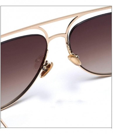 Aviator Cat eye fashion sunglasses- hollow sunglasses new sunglasses - B - C218S703N3C $84.92