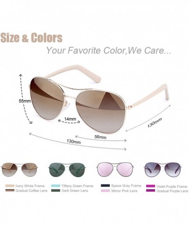 Rimless Luxury Vintage Sunglasses Women Glasses Ultralight Driving Pilot Polarized Men Gold Frame UV400 Eyewear - Purple - CI...