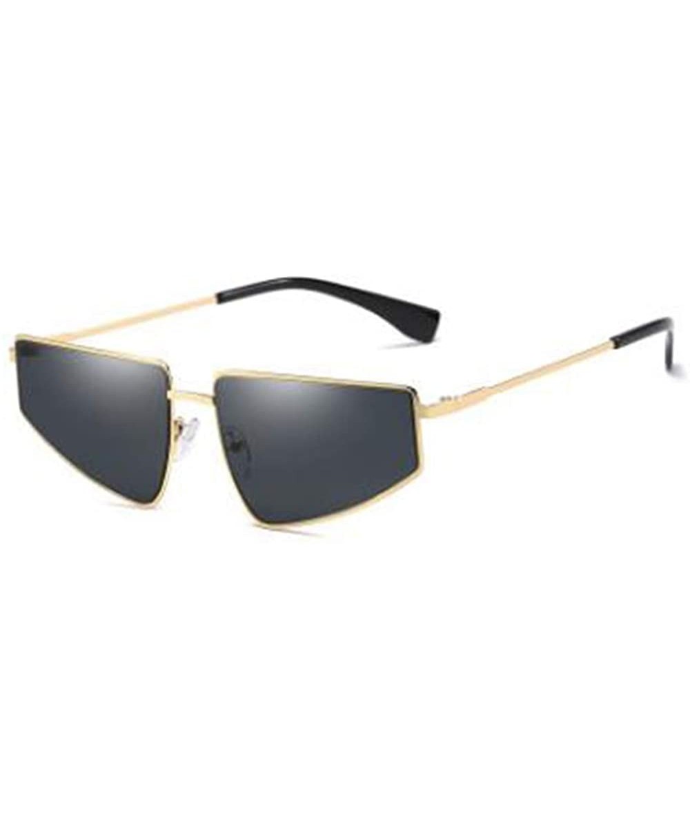 Butterfly Women Fashion Sunglasses Butterfly Eyewear With Case UV400 Protection - Gold Frame/Grey Lens - C918XD57HHI $21.76