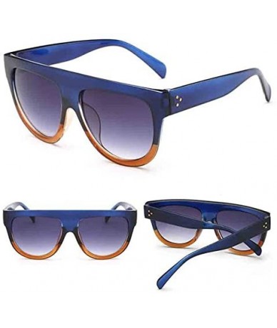 Oversized Oversize Polarized Sunglasses Protection - H - CF19752MLTY $15.92