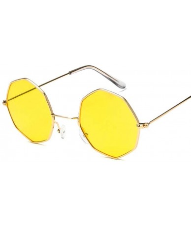 Square Fashion Polygon Sunglasses Gradient Designer - CC18XRW6N30 $34.16