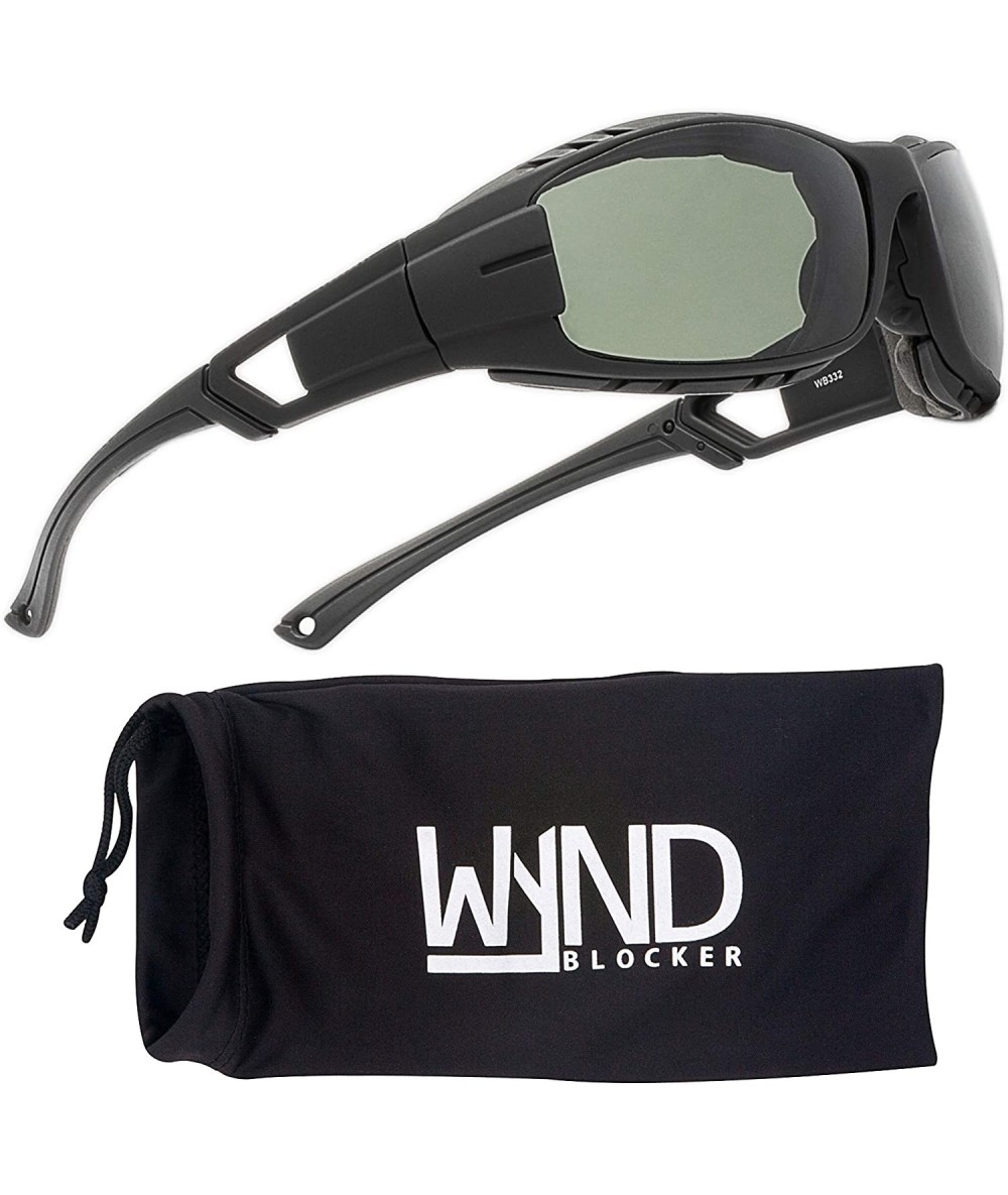 Wrap Airdam Sunglasses Motorcycle Riding- Sports- Driving- Cycling Wrap - Black - Verdant - C8196MUR4R4 $37.47