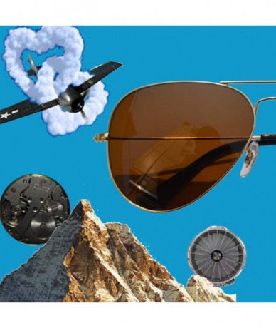 Oversized Classisc Aviator crystal Lens Sunglasses for Women men Metal Frame 100% UV protection - C71900RUW0N $36.41