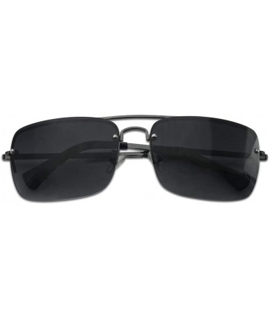 Square Classic Gradient Readers Strength Sunglasses - Gunmetal Frame - Black Gradient - C718U35NI8X $28.50