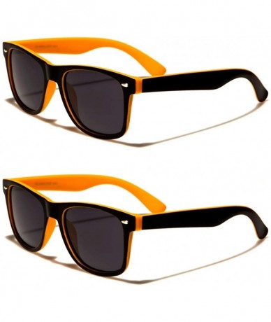 Wayfarer Unisex 80's Retro Classic Trendy Stylish Sunglasses for Men Women - CM196Q35770 $21.34