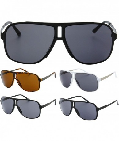 Goggle Men's New Safaris Aviator Sunglasses - Gift Box Package - 4 Shiny Tortoise - C618UWWQ4D6 $22.13