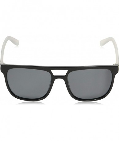 Rectangular mens N3633sp Rectangular Sunglasses - Black/Grey Polarized - C118KNMW6TI $82.76