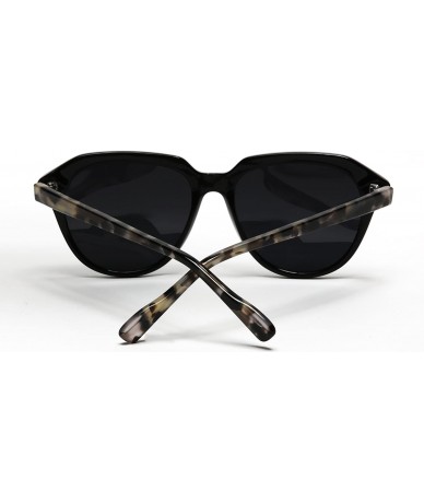 Square Women's Polarized Jackie O' New Classic Fashion Sunglasses - Black - CD12E0DYIS9 $55.25