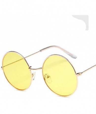 Rimless Gradient Oversize Circle Lens Round Sunglasses - F - CF18RLX2ALI $16.98