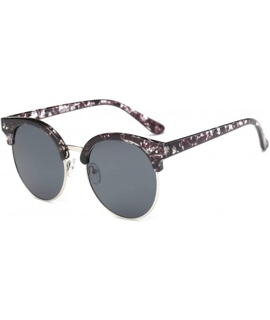 Goggle Inspired by the vintage era- these Sunglasses - Black - C218WU9842C $37.36